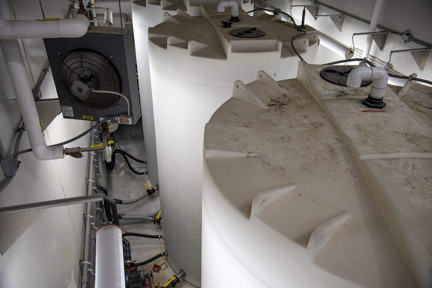 Rochester Public Works brine storage tanks